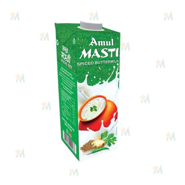Amul Masti Spiced Butter Milk 1000 ML (12 Packs)