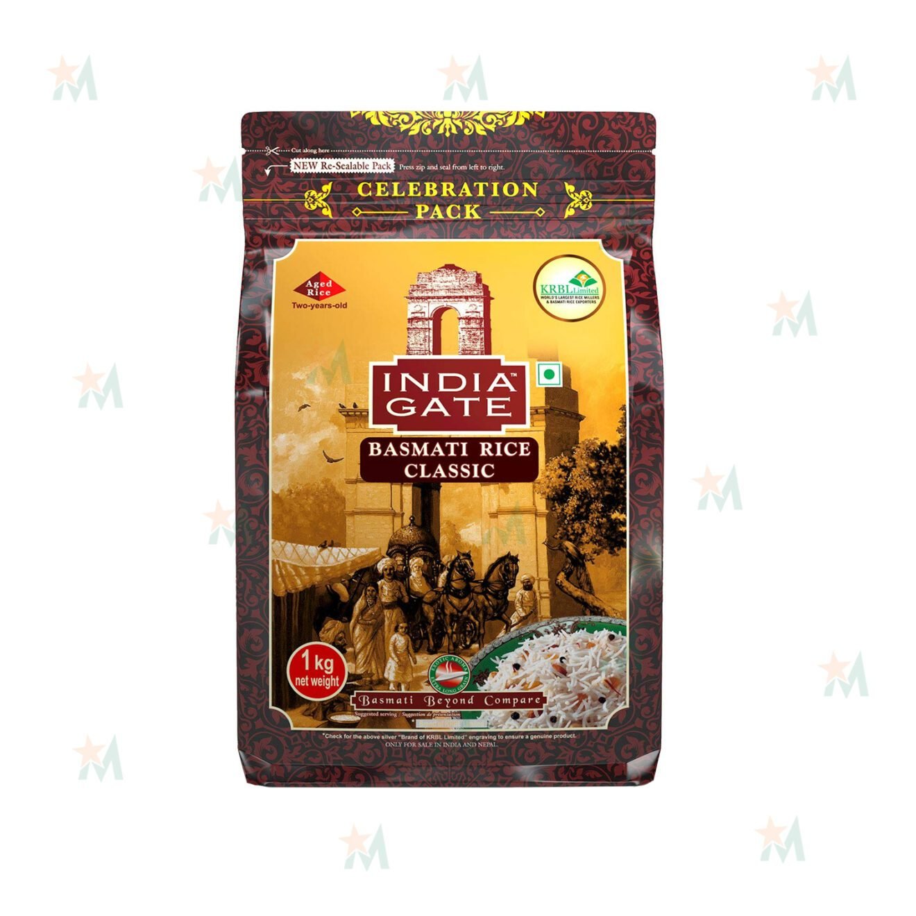 India Gate Classic Basmati Rice 1 KG Star Mart