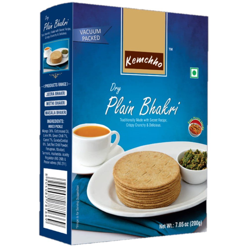 Kemchho Plain Bhakhari 200 GM – Star Mart