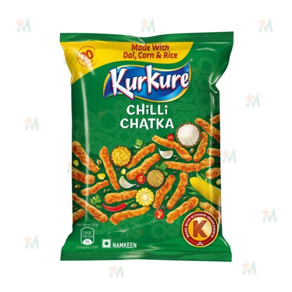 Kurkure Chilli Chatka Green 100 GM