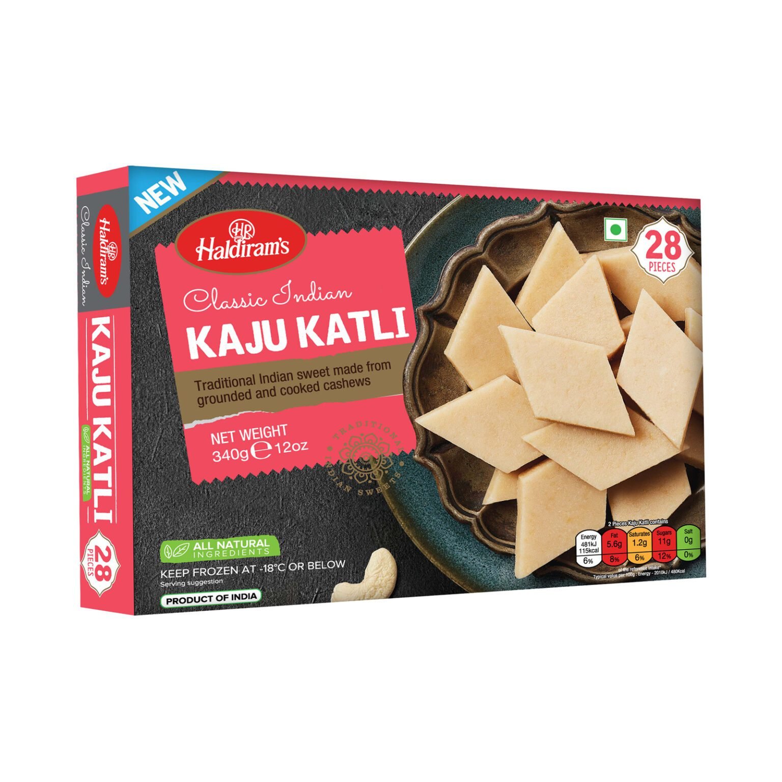 Haldiram’s Kaju Katli 340 GM – Star Mart