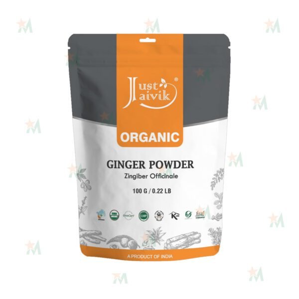 Just Jaivik Organic Ginger Powder 100 GM