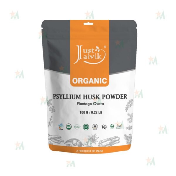 Just Jaivik Organic Psyllium Husk Powder 100 GM