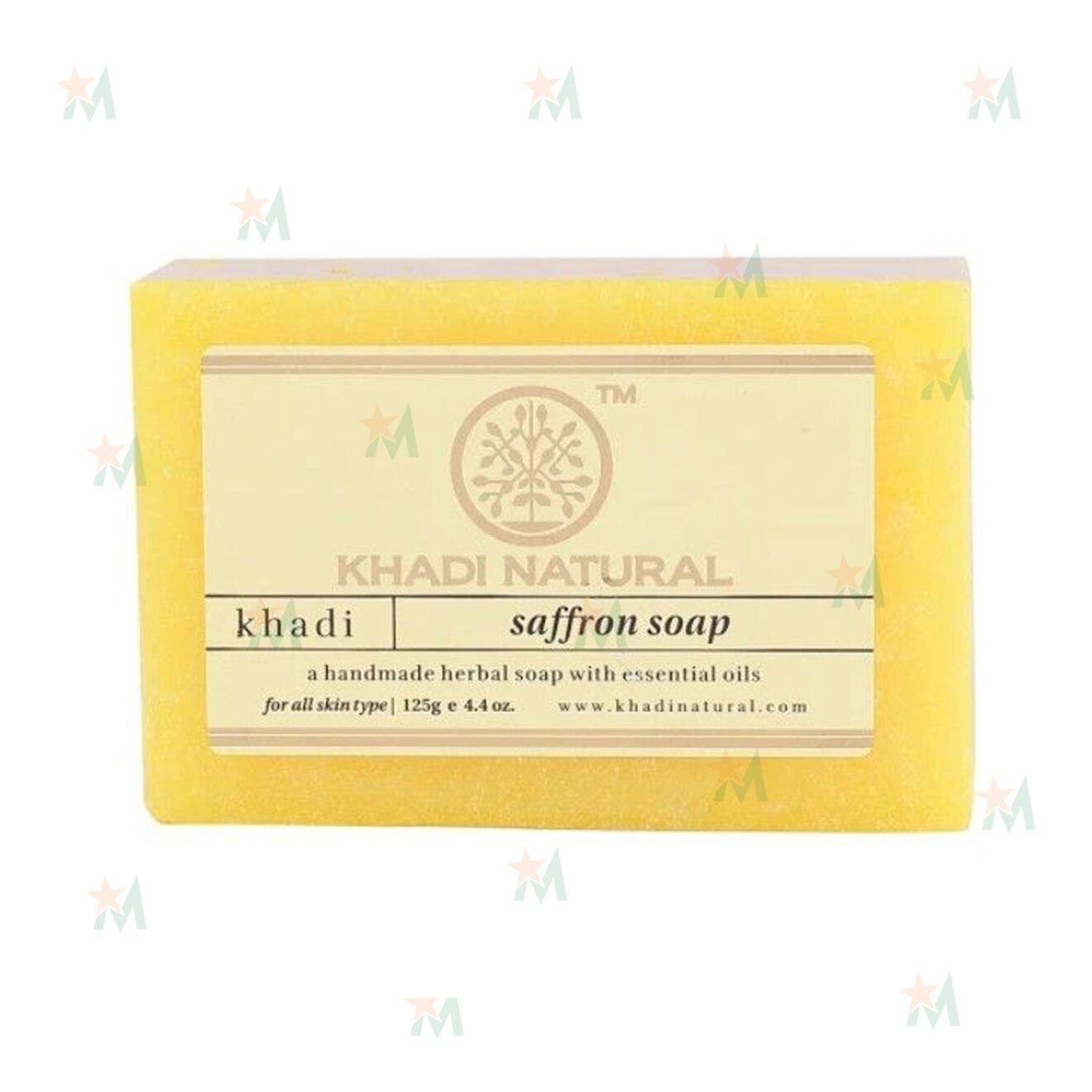 Khadi Natural Saffron Soap 125 GM Star Mart