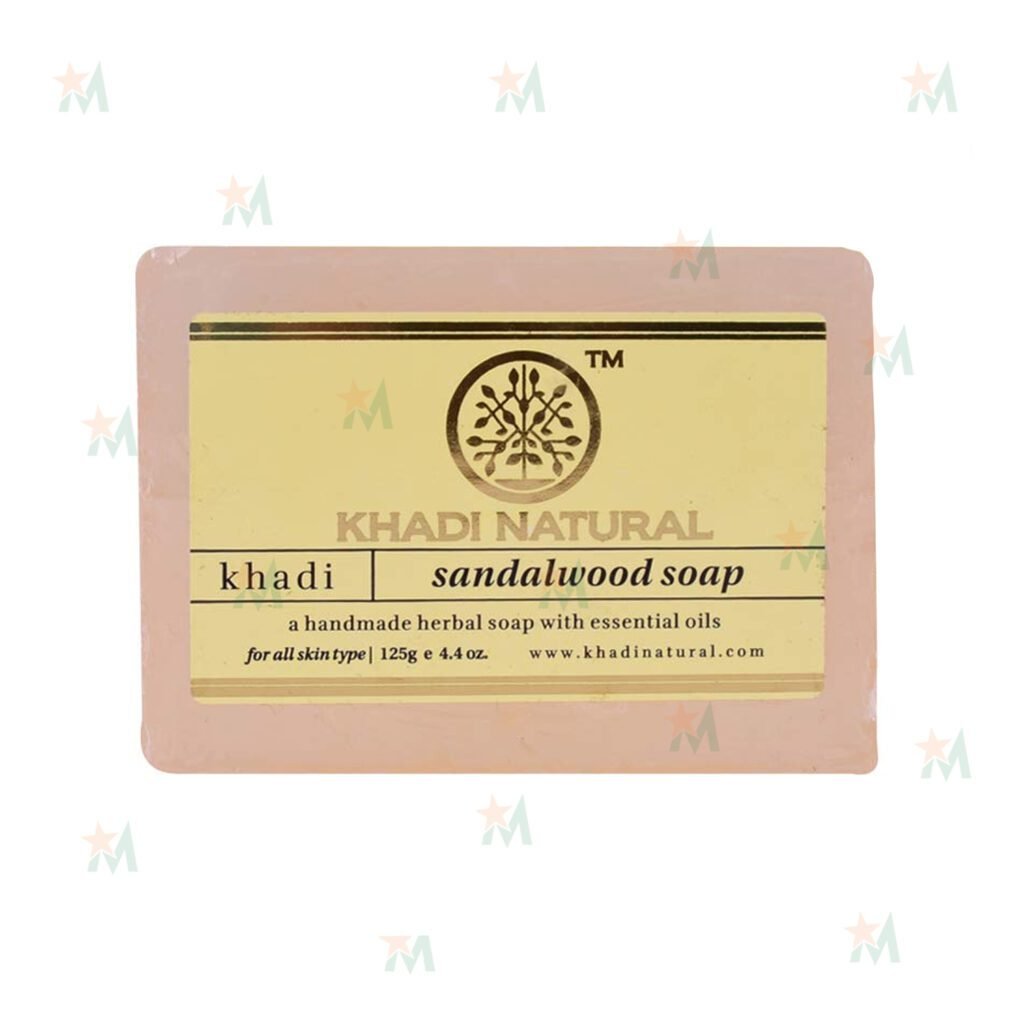 Khadi Natural Sandalwood Soap 125 GM Star Mart