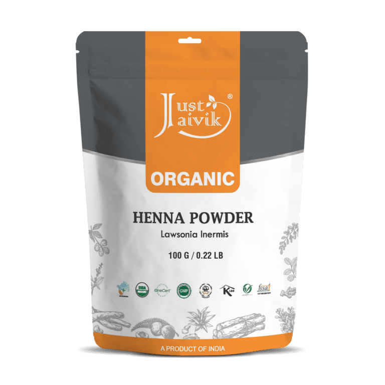 Just Jaivik Organic Henna Powder 100 GM Star Mart