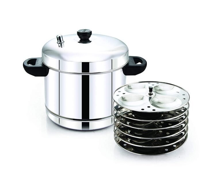 Idli Cooker with Stand 6 Plates Star Mart