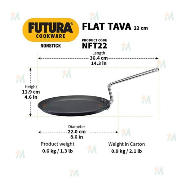 Futura Flat Tava Griddle 22 CM
