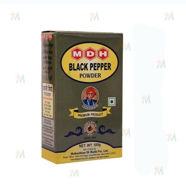 MDH Black Pepper Crushed 100 GM