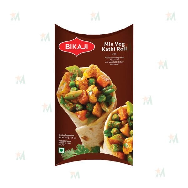 Kathi Roll Mix Veg 156gm (Bikaji)