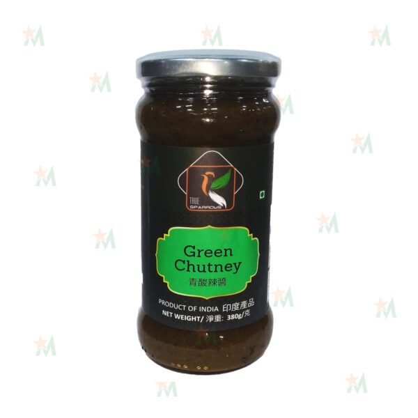 True Sparrows Green Chutney 450 GM