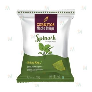 Cornitos Nachos Crisp Spinach 70 GM
