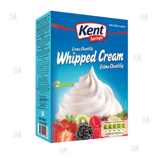 Kent Boringer Whipped Cream Plain 150 GM