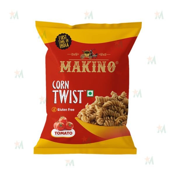 Makino Corn Chips Twist Tomato 60 GM