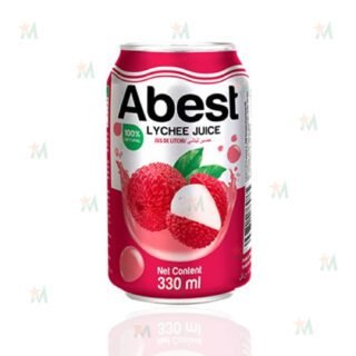 Abest Lychee Juice (330 ML x 24)