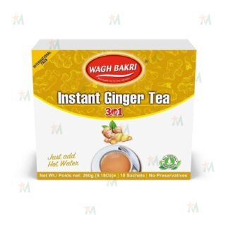 Wagh Bakri 3 in 1 Unsweet Ginger Tea 140 GM