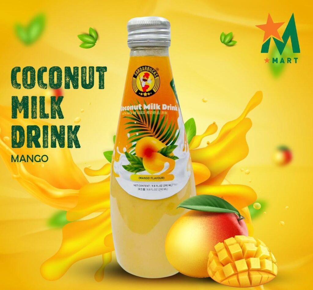 Sardar Bucks Coconut Milk Mango (290 ML x 6) - Star Mart